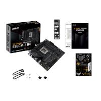 ASUS TUF GAMING B760M-E D4 Intel B760 LGA1700 DDR4 5333 DP HDMI 2x M2 USB3.2 AURA RGB 2.5Gbit LAN mATX